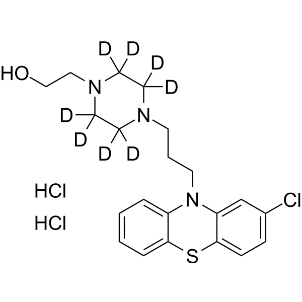 Perphenazine-d8 dihydrochloride (perphenazine D8 dihydrochloride) 2070015-23-3